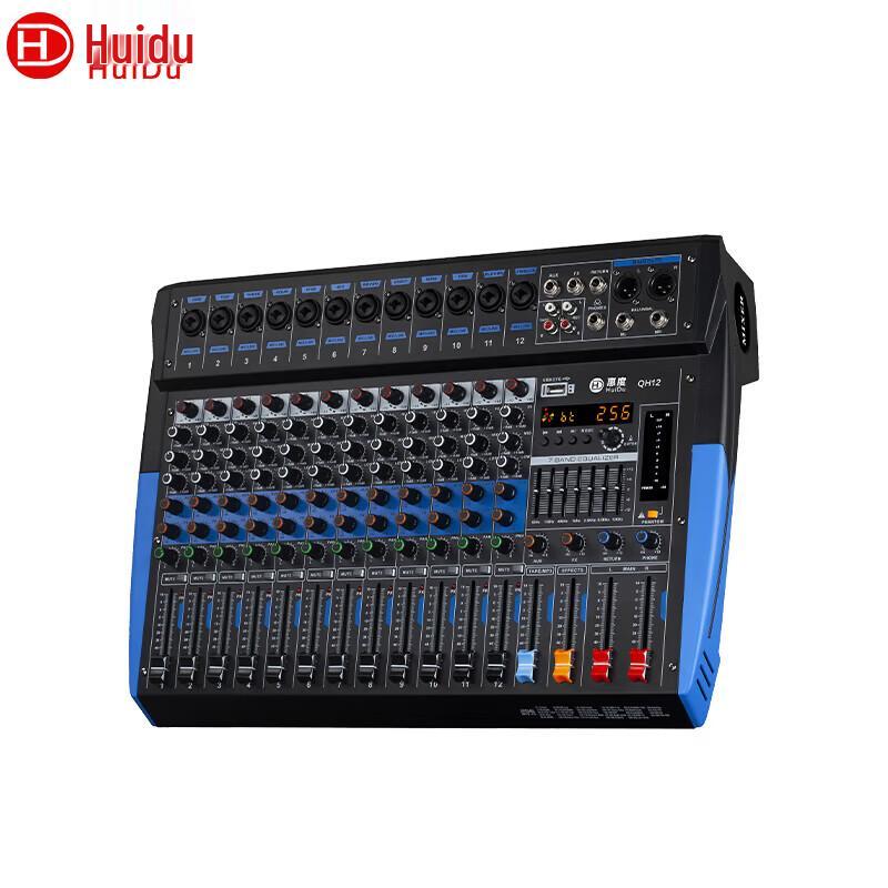 HuiDu QH12 Professional 12-Channel Mixing Console (CN Version)