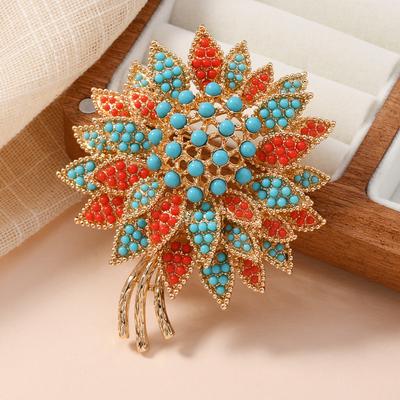Dames Heren Elegant Vintage Bloem Kwastjes Badges Pin Retro Klassiek Dames Kleding Jas Sieraden Accessoires Bloemen Broches Gespen