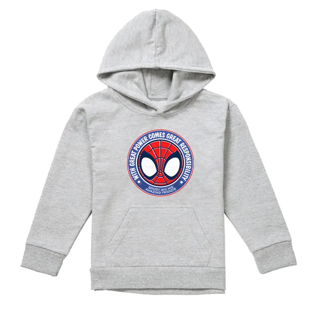 Spidey And His Amazing Friends Childrens/Kids Great Responsibility Badge Pull Over Hoodie