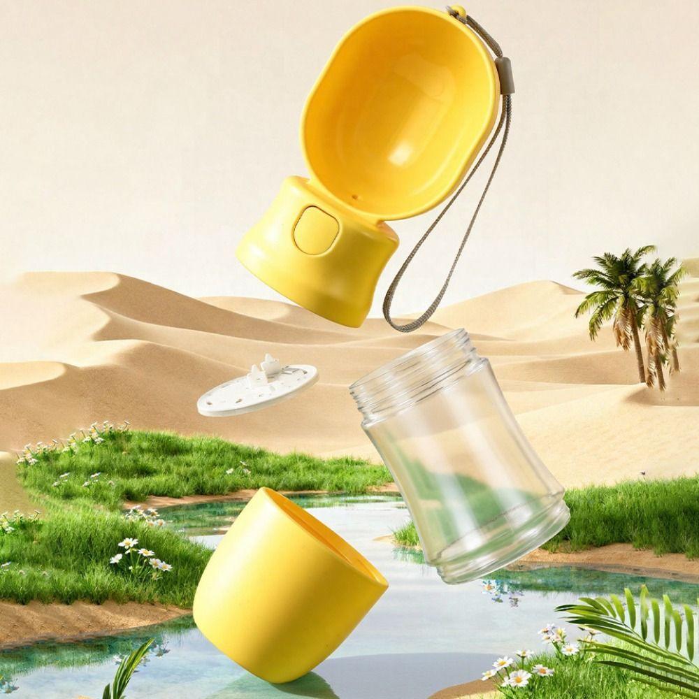 Leak-proof Outdoor Dog Water Bottle Sealed Pet Travel Cup Dog Water Food Cup  Garden