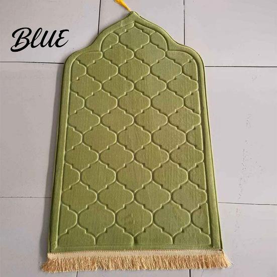 Strapazierfähige Bodenmatte für Kinder Rutschfeste Unterseite Teppich Verdickt Islamisches Gebet Elegantes Design Herren Damen