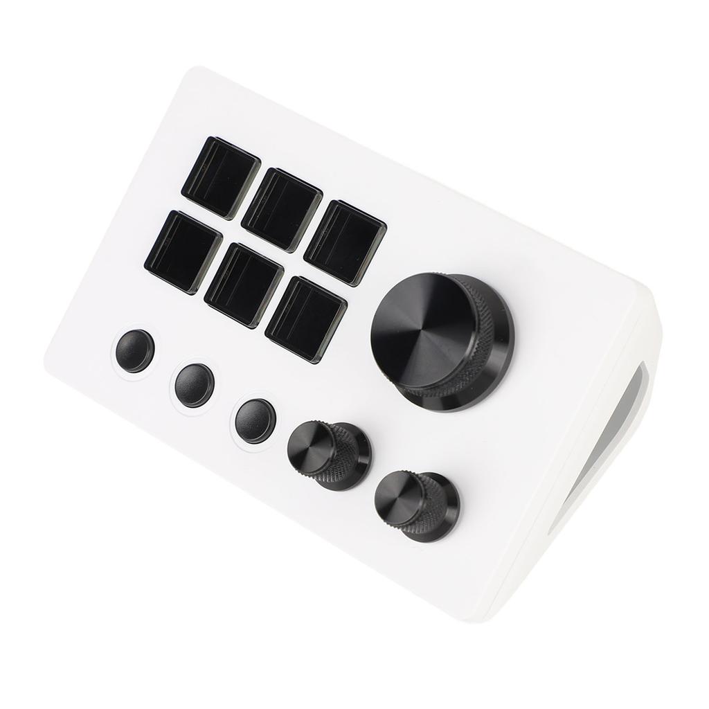 Visuelle Tastatur mit Drehreglern 6 Tasten LCD Benutzerdefinierte Taste Visuelle Tastatur für OBS für Twitch für OS X PC