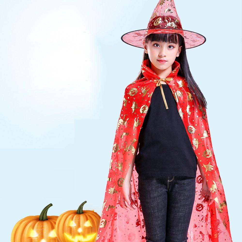 For Boys Girls Performance Clothes Scary Costumes Halloween Cloak Sets Children Cosplay Costumes