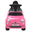 VidaXL Ride-on Car Fiat 500 Pink Outdoor Vehicle Auto Toy Child 80217