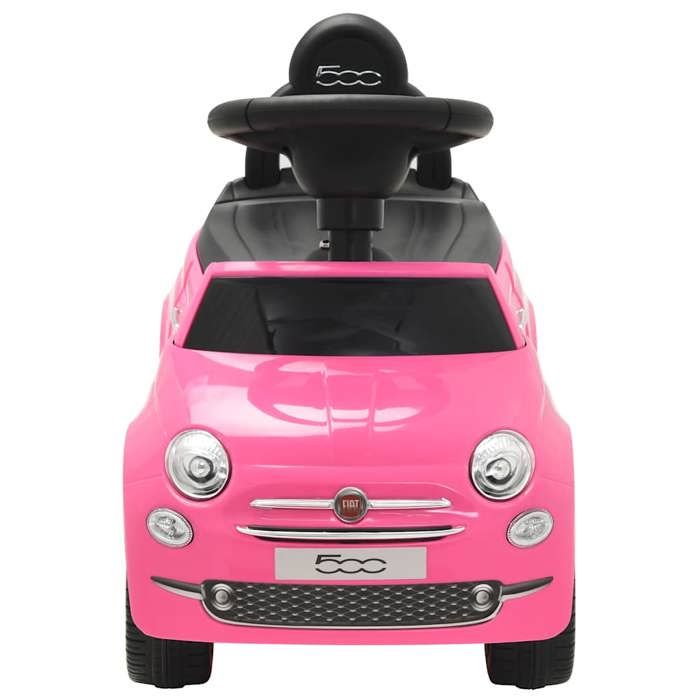 VidaXL Ride-on Car Fiat 500 Pink Outdoor Vehicle Auto Toy Child 80217