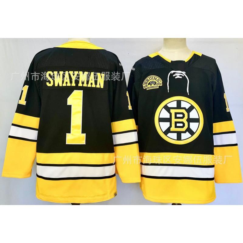 Ice Hockey Jersey Boston Bruins Embroidered 73 63 Unisex Sports