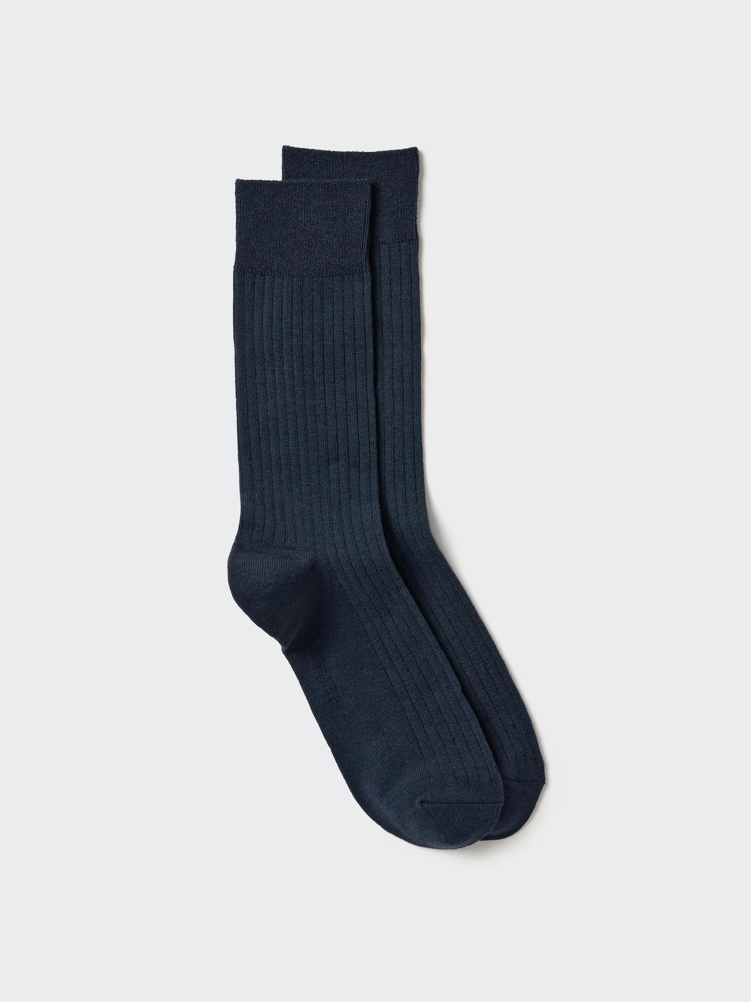 

Носки в рубчик Heattech от Uniqlo 69 NAVY/MEN 2729