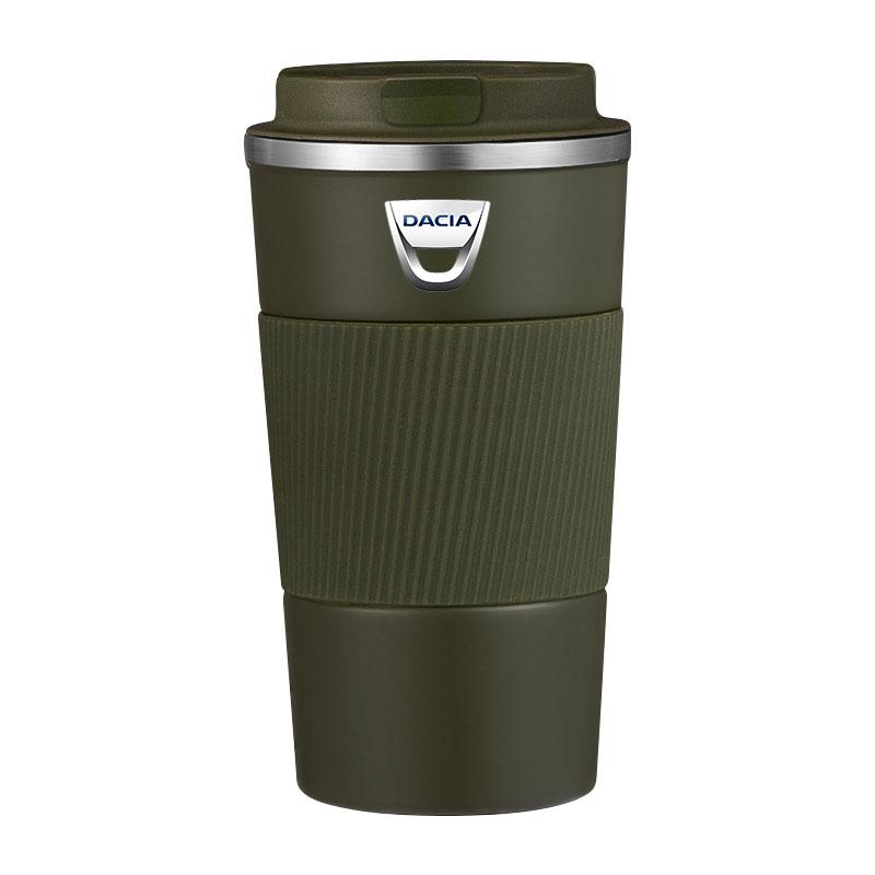 

1 шт. Автомобильные термосы, кофейная кружка, дорожные портативные термобутылки для Renault Dacia Clio Laguna 2 Megane 3 Duster Logan Captur Dacia зелёный