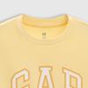 Gap Girls' 2025 Autumn Logo Print Cotton Long-Sleeve T-Shirt