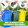 Bear Proof Outdoor Trash Can Lid Lock Heavy Duty Multipurpose Waste Container Lid Lock Set Stainless Steel Buckle