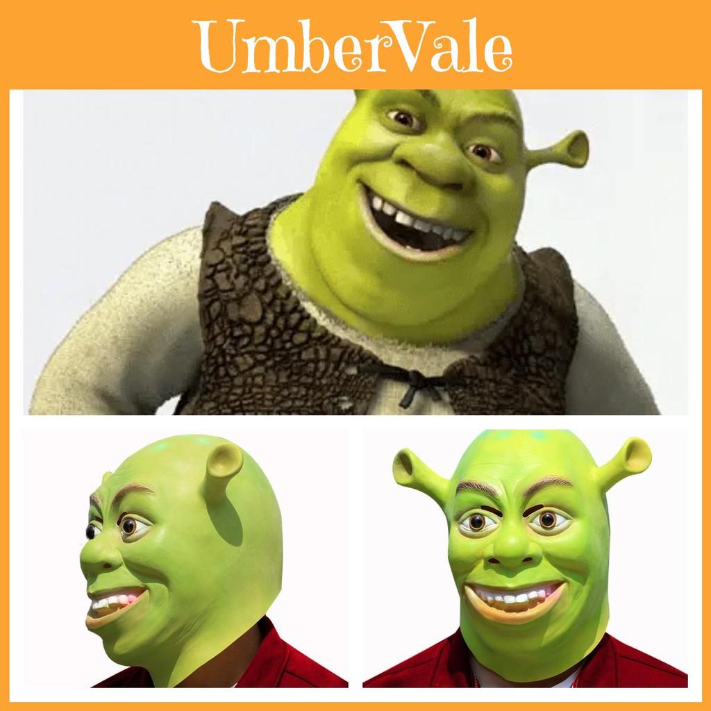 Mask Costume Shrek Mask Cosplay Costume Accessories Halloween Daily Necessities