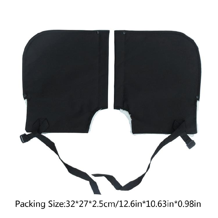 Protective Motorcycle Thick Warm Handlebar Muff Grip Handle Bar Rainproof Gloves