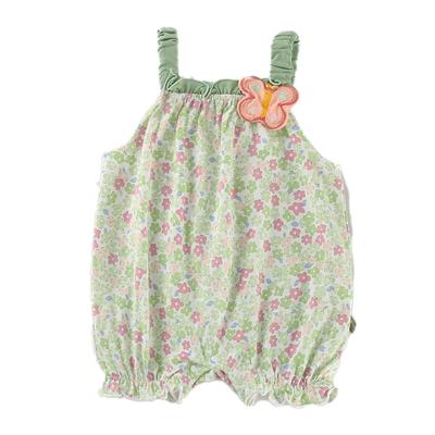 Babynest Baby Neugeborenes Baby Baby Monate Strampler, Overalls, Overalls, Camisole, Kleidung, Tragen, Unterwäsche, Mädchen, Niedlich, Sommer, Grün, 18-24