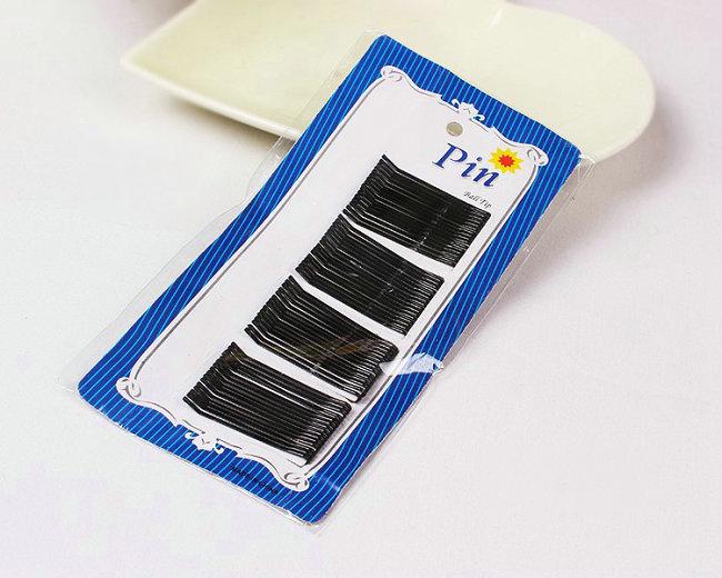 

60 шт./компл., черные заколки для женщин, зажим для волос, женские заколки, невидимая волнистая заколка для волос, заколка для волос, заколки для волос, аксессуары чёрный