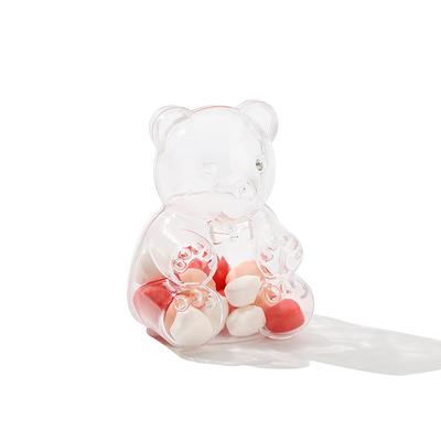 Lāča formas Caurspīdīgi līgavu plastmasas trauki Juvelierizstrādājumu uzkodu maza dāvanu kastīte Apburoši futrāļi Bērnu konfekšu uzglabāšanas kaste
