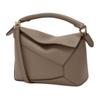 Puzzle Grain Calfskin Crossbody One Shoulder Handbag Mini Women's Taupe A510P88X60-3170