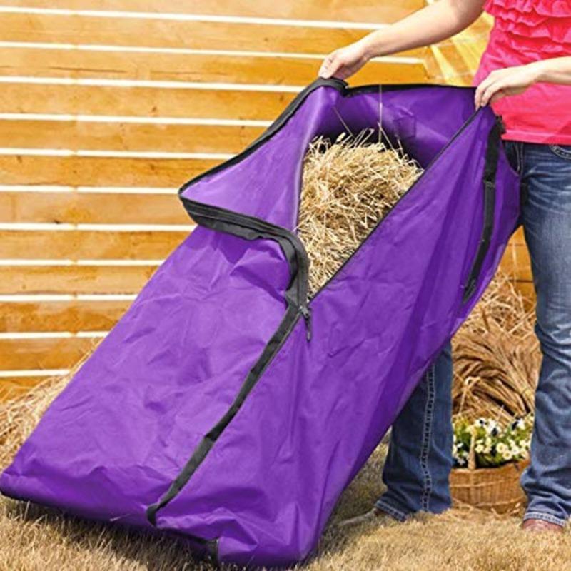 Pet Supplies Hay Storage Bag Weed Thatch Extra Large Tote Bag Horse Livestock Feeding Storage Bag