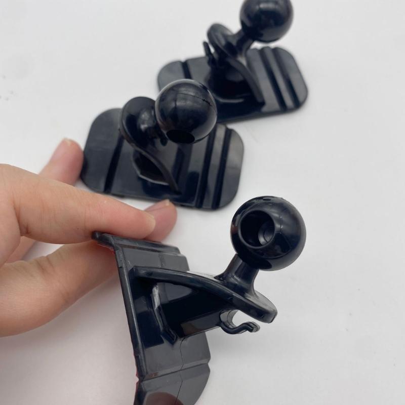 Adhesive Base 17mm Ball Joint Phone Holder Adapter For Car Dashboard Dashboard Office Desk Secure Stability