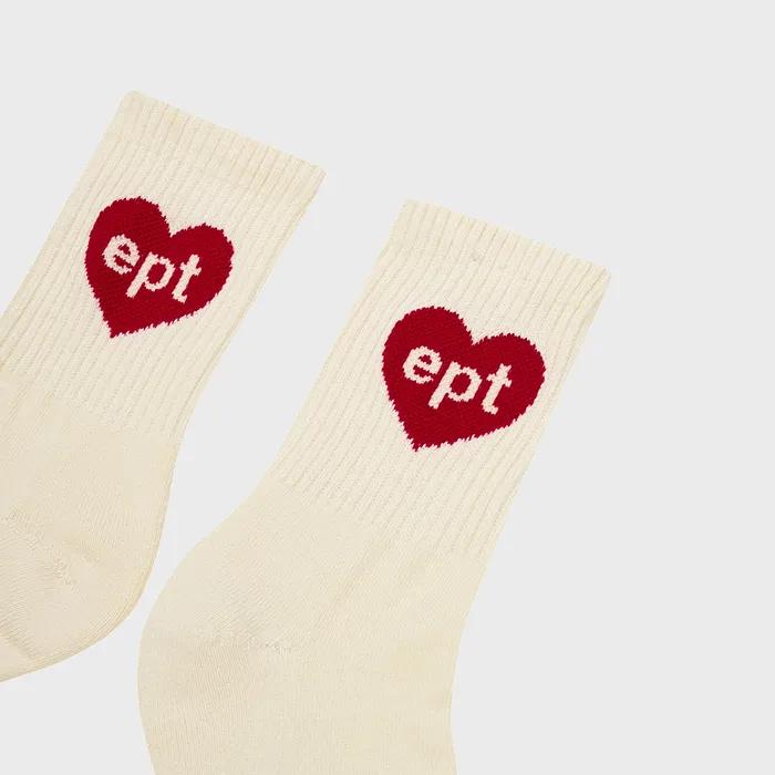 HEART SOCKS (IVORY)