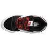 Vans Knu Skool Classic Style Low Top Skate Shoes Unisex Sneakers Black Red VN0009QCBA2