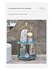 Nordic Vanity Table Birdcage Shelf Makeup Storage Box for Bathroom