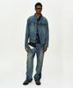 ADSB ANDERSSON BELL Unisex Asymmetric Layered Wide-Leg Jeans Apa871U(Blue)