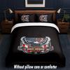 Set Biancheria da Letto Design Harley-Davidson 1 Copripiumino + 2 Federe Morbido Traspirante Biancheria da Letto per la Casa