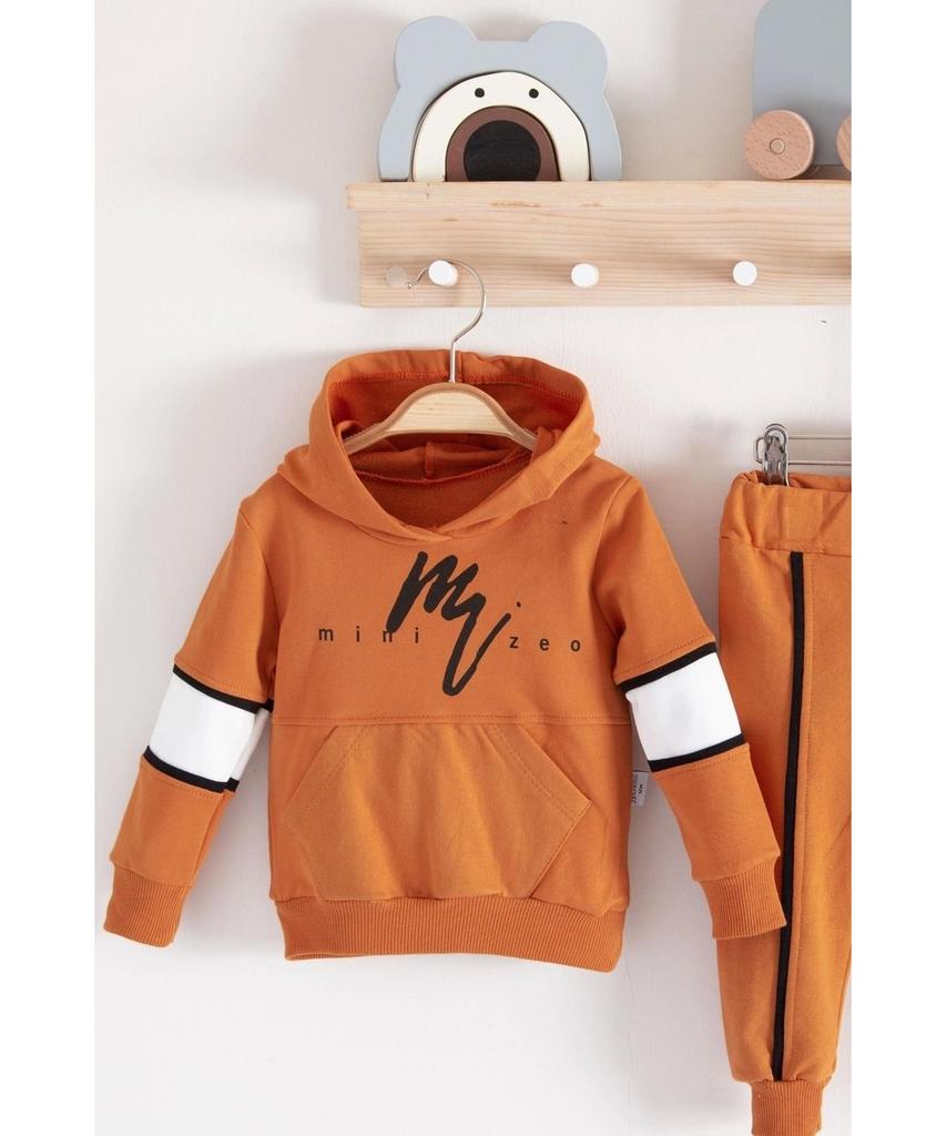 Tuta Due Pezzi Koton Per Bambine – Felpa Con Interno Spazzolato E Pantaloni In Cotone – Colore Ecru