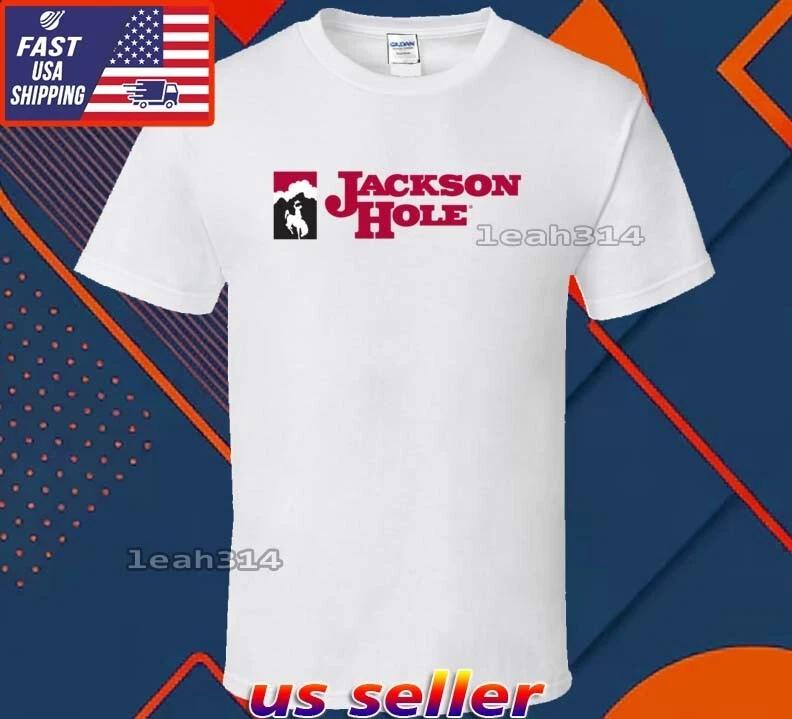 New Shirt Jackson Hole Skiing Logo T-Shirt Funny American Unisex Size S-5XL