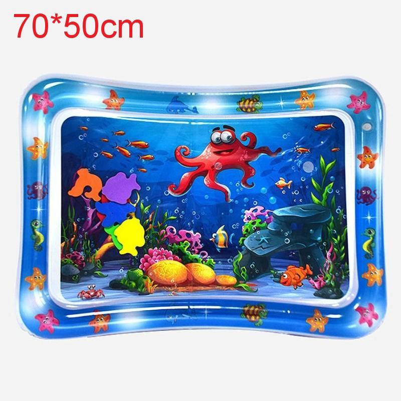 Inflatable Baby Water Play Mat With Refillable Pvc For Crawling Development And Baby Gift