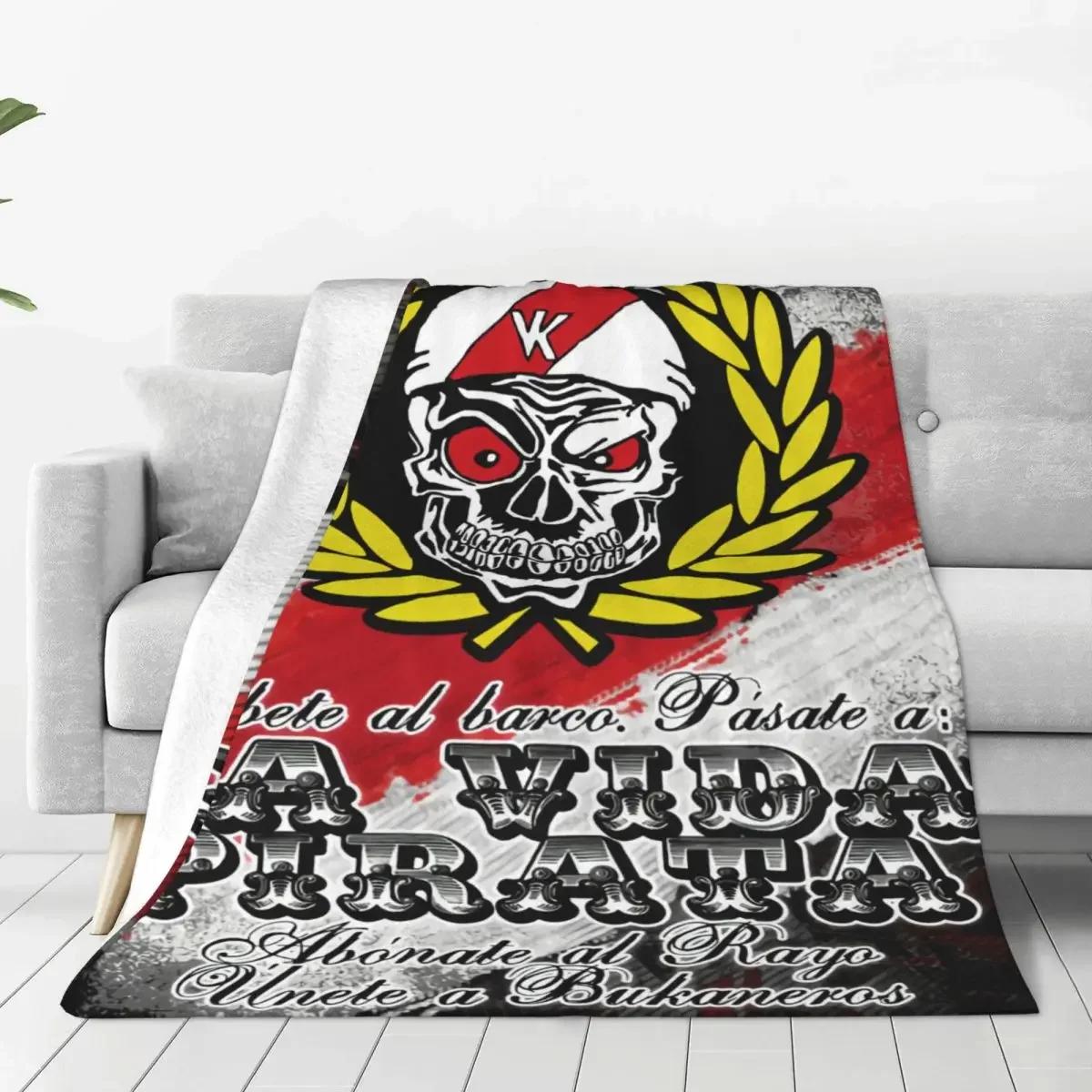 Rayo Vallecano Throw Blanket Customizable Comfortable Suitable For Sofa AntiPilling 75cmx90cm