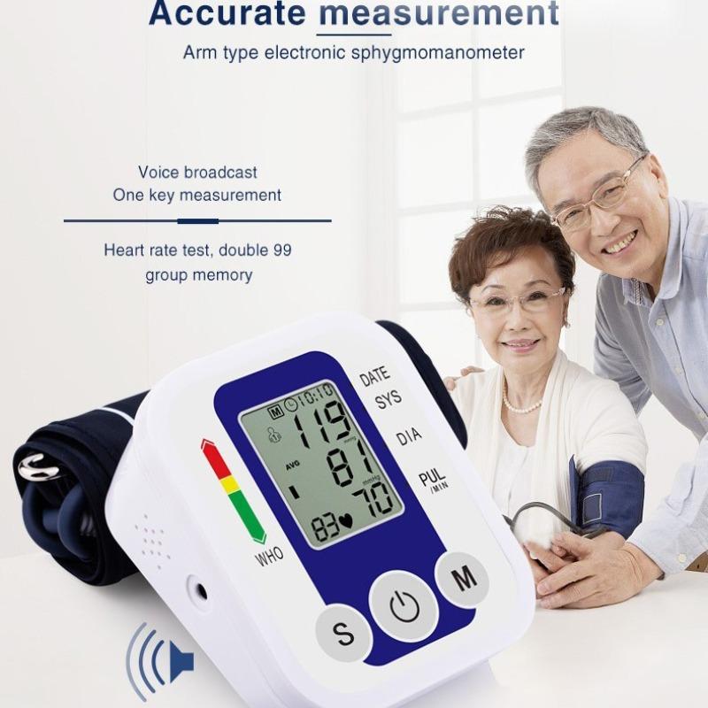 Upper Arm Electronic Sphygmomanometer To Measure Blood Pressure Intelligent Detection of Pulse Neutral Portable Home Blood Pressure Instrument