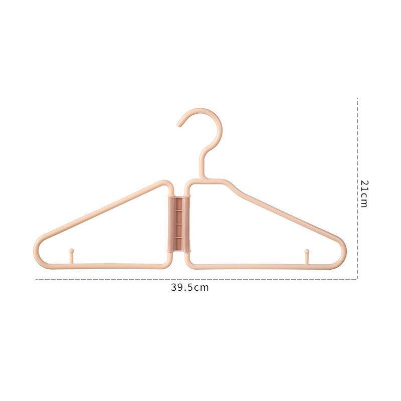 Plastic Foldable Hangers Portable Folding Clothes Travel Supplies Household