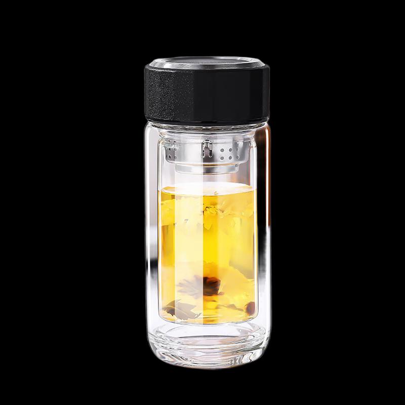 Shangqi Double-Wall Glass Tea Cup