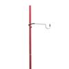 4Pcs New Stainless Steel Pole Mount Hooks Black Portable Light Stand Holder Hook Fishing Lantern Hanger Tent Pole Lamp