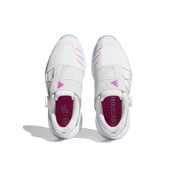 Adidas Zg21 Zedzi23 Støtdempende Sklisikre Slitesterke Mid-Top Golfsko Damesko Golfsko Hvit Blå GZ2173