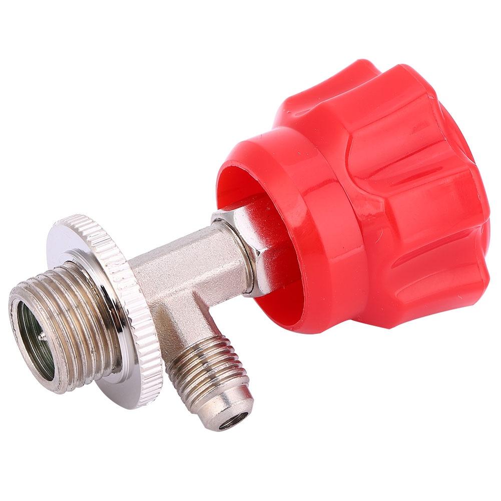 Vehicle air conditioning charging tool with metal bottle opener for car maintenance and repair with safe handle