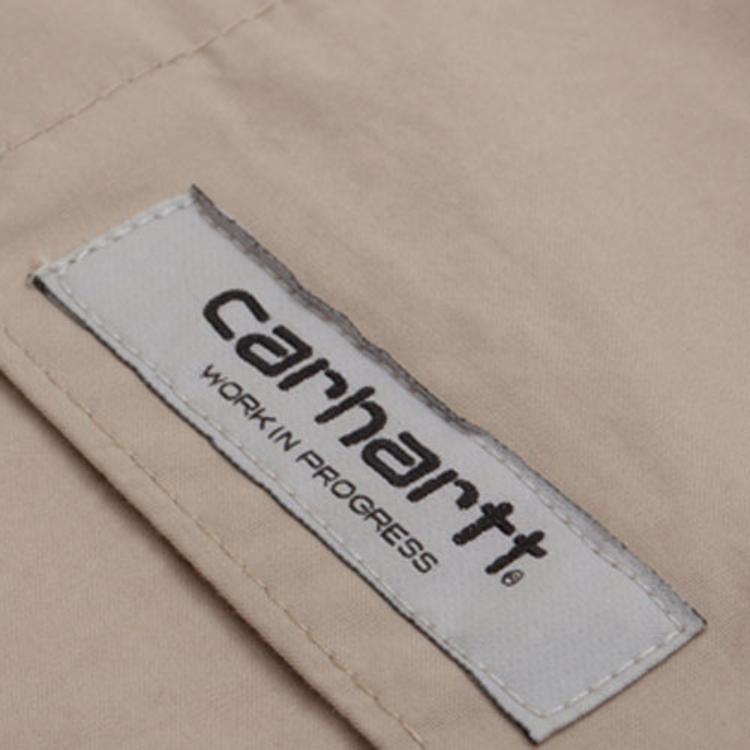Carhartt WIP Logo Multi-Pocket Work Short Sleeve Shirt Men Shirts Khaki CHXSRI028804G-KHX