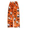 Pantaloni de Pijama HelloKitty pentru Femei Pantaloni de Casă din Fleece cu Desene Animate pentru Halloween Călduroși Căptușiți cu Fleece Toamnă Iarnă