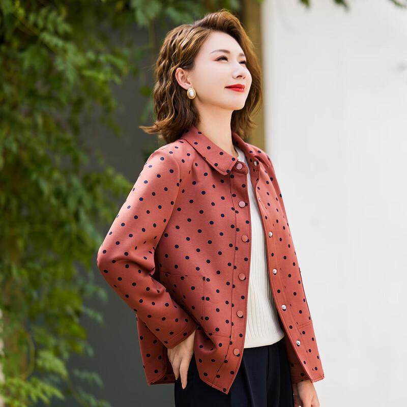

Jianhu Women s Elegant Long-Sleeve Lapel Jacket 3XL