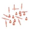 10Pcs 9 8212 Nozzles 10Pcs 9 8215 Electrodes Brass Nozzle Electrode Set for SL60 SL100 Plasma Cutting Torch