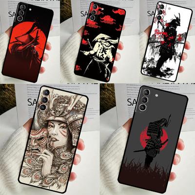 Japanese Samurai Warrior Case For Samsung Galaxy S24 S23 S22 Ultra Note 10 Plus Note 20 S9 S10 S20 S21 FE Back Cover