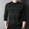 Hengyuanxiang Men's 100% Pure Wool Crew Neck Sweater