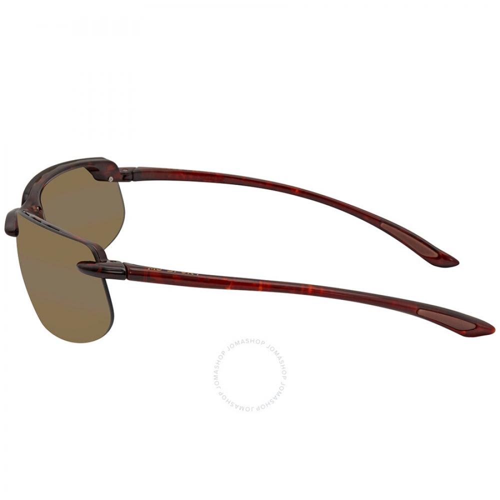 Maui Jim Banyans Hcl Bronze Rectangular Unisex Sunglasses H412 10 70