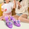 Slip On Princess Shoes Footwear Decor Queen Slippers Jelly Sandals for Girls Gift Childrens Day