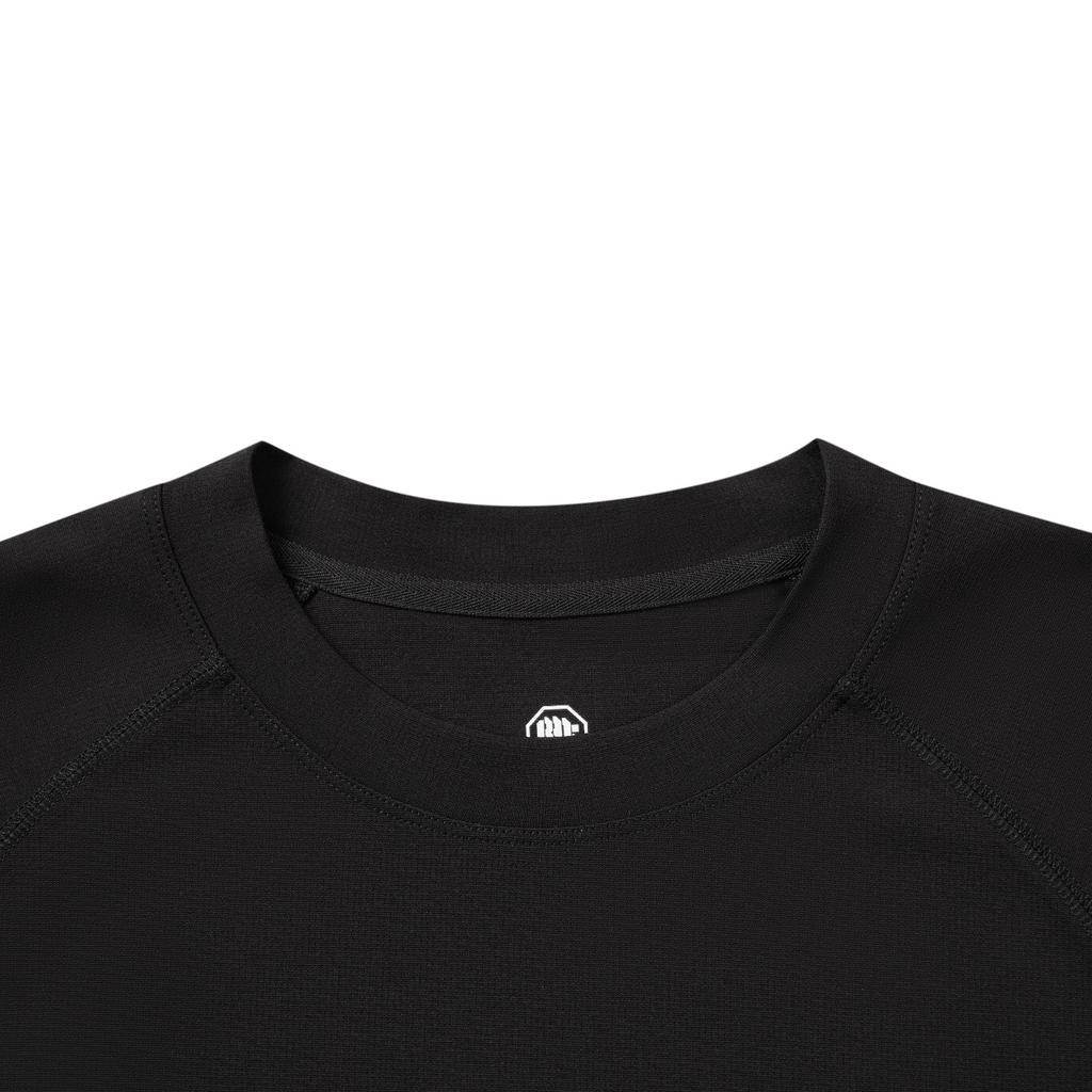Li Ning BADFIVE T Shirts Men's Black Crew Neck Moderate ATSW381-1