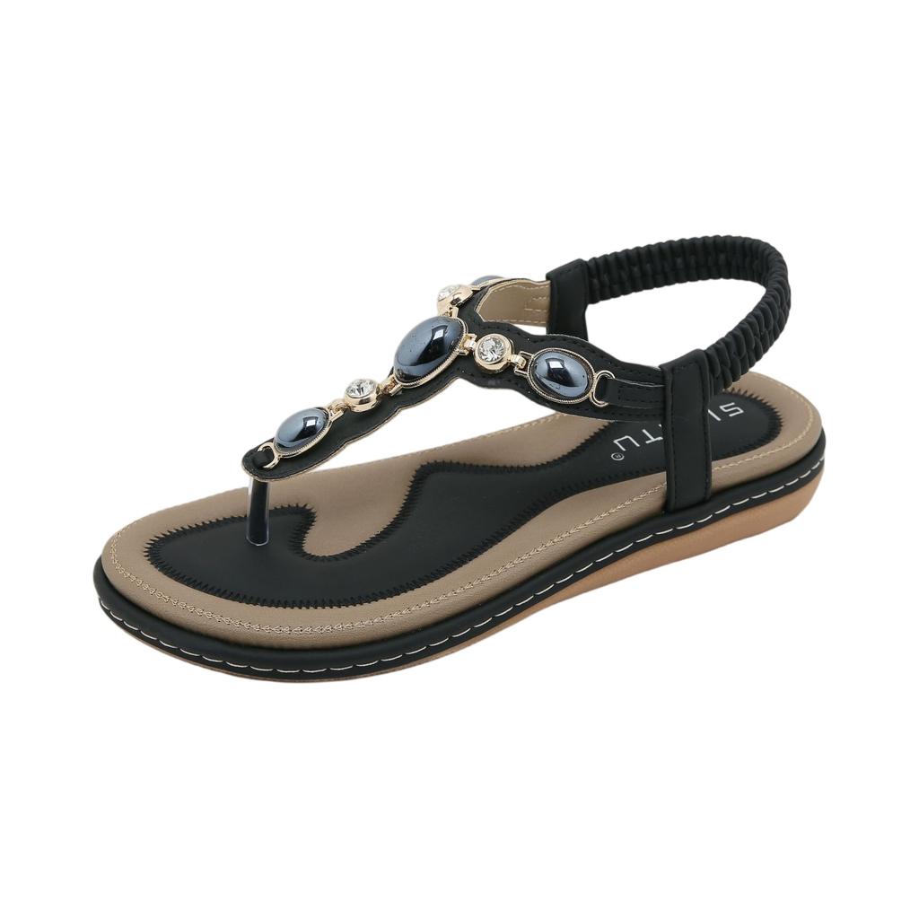 Summer women's comfortable, casual, fashionable flat bottomed beach sandals
