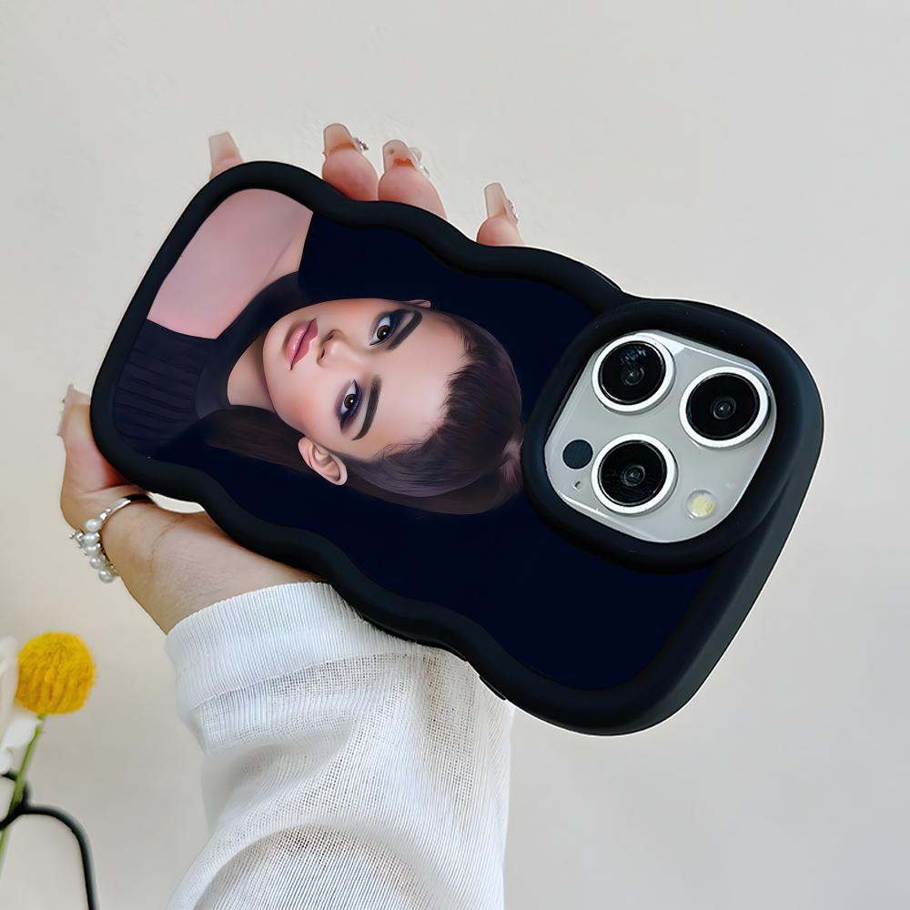 Hailee Steinfeld Wavy Edge TPU Mobile Phone Case for iPhone 17 16 15 14 13 12 11 Air Pro Max Plus Colorful Cover
