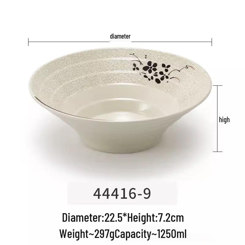 A5 Melamine Restaurant Noodle Bowl