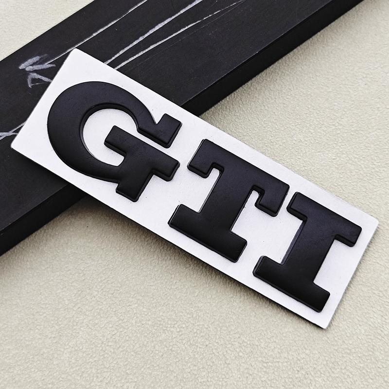 Pro VW VOLKSWAGEN 2026 Nové 3D kovové logo Znak GTI Písmena Odznak na zadní kufr auta Pro Volkswagen VW Golf 4 5 6 7 7.5 MK4 MK5 MK6